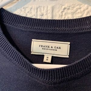 Frank and Oak Coolmax Cotton Crewneck Sweater (M)